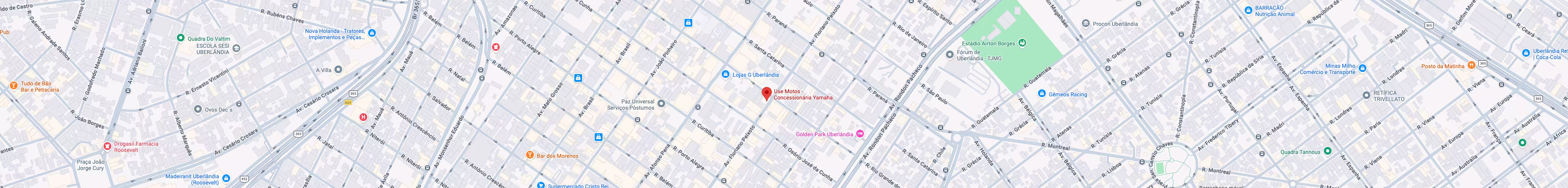 Localização da Use Motos Yamaha no mapa