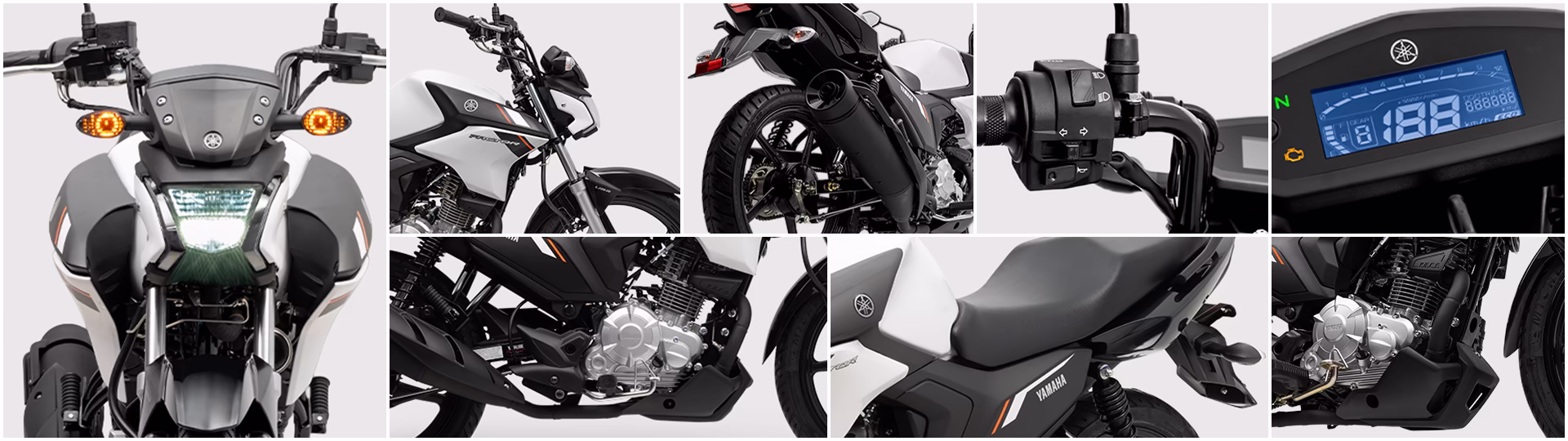 Factor 150 UBS Economia Diária | Consórcio Yamaha Brasil - detalhes e especificacoes da moto