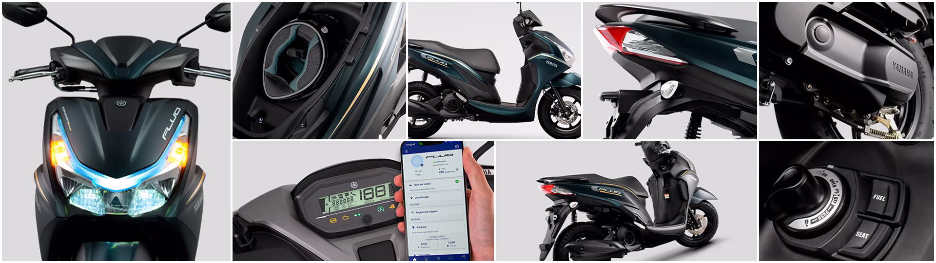 FLUO ABS Hybrid Connected | Consórcio Yamaha Brasil - detalhes e especificacoes da moto