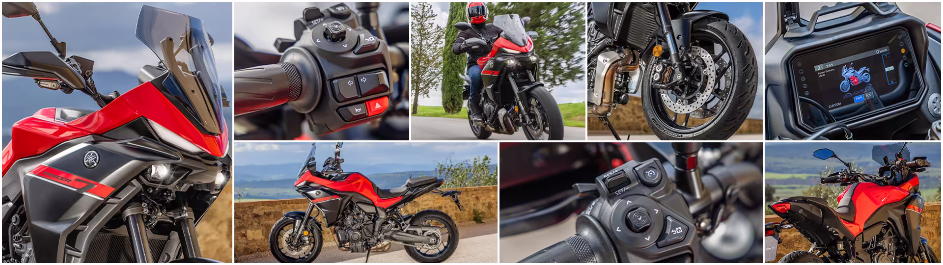 Nova Tracer 7 Inspirada Na Essência do Rali Consórcio Yamaha Brasil - detalhes e especificacoes da moto